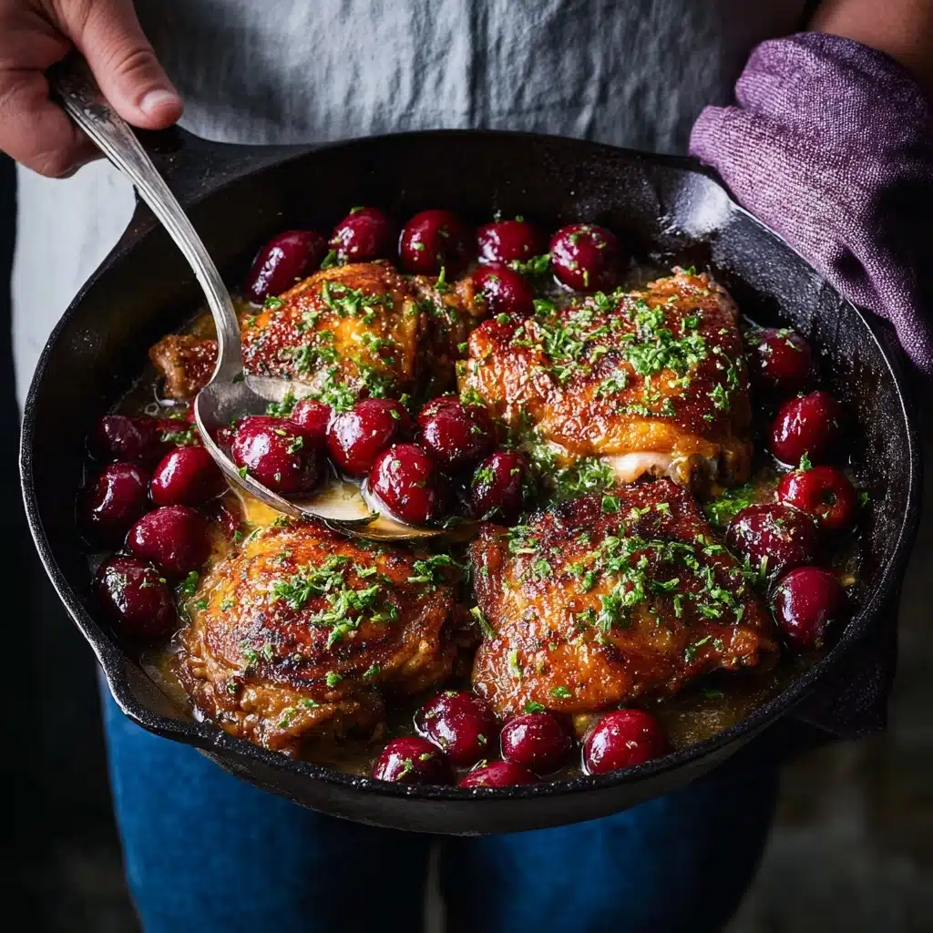 Skillet Orange Cranberry Chicken Recipe - Recipe Image