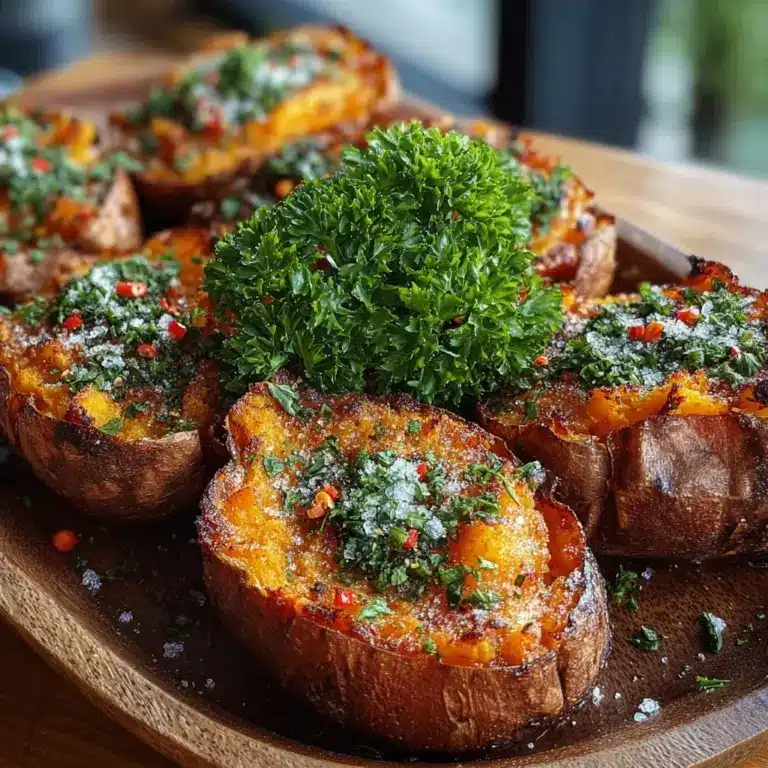 Garlic Parmesan Sweet Potato Wedges Recipe