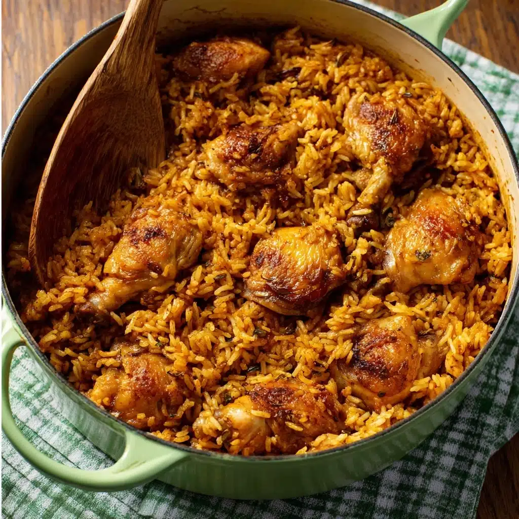 One Pot Shawarma Chicken and Rice Recipe - Recipe Image