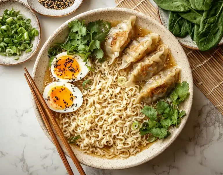 Dumpling Ramen Bowl Recipe