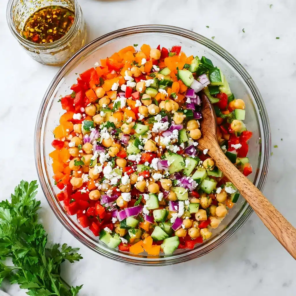 Mediterranean Chickpea Salad Recipe - Recipe Image