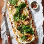 Grilled Flatbread Pizza with Artichoke, Ricotta and Lemon Recipe