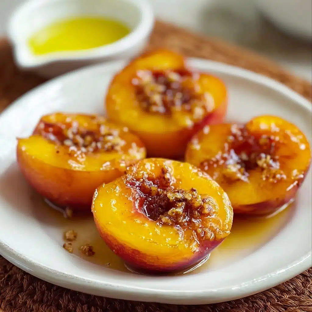 Healthy Honey Roasted Peaches Recipe - Recipe Image