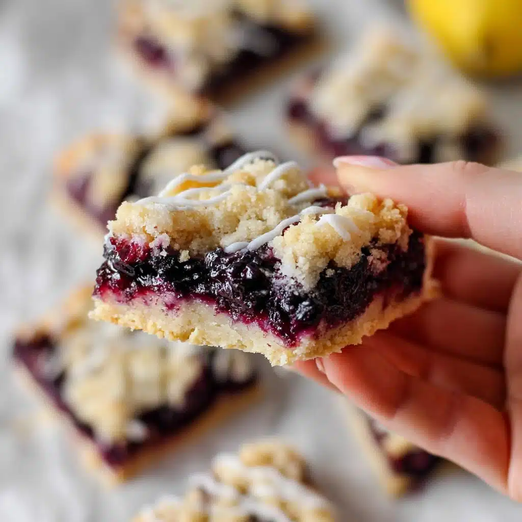 Gluten-Free Lemon Blueberry Bars Recipe - Recipe Image