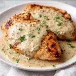 Mozzarella Chicken in Basil Cream Sauce Recipe