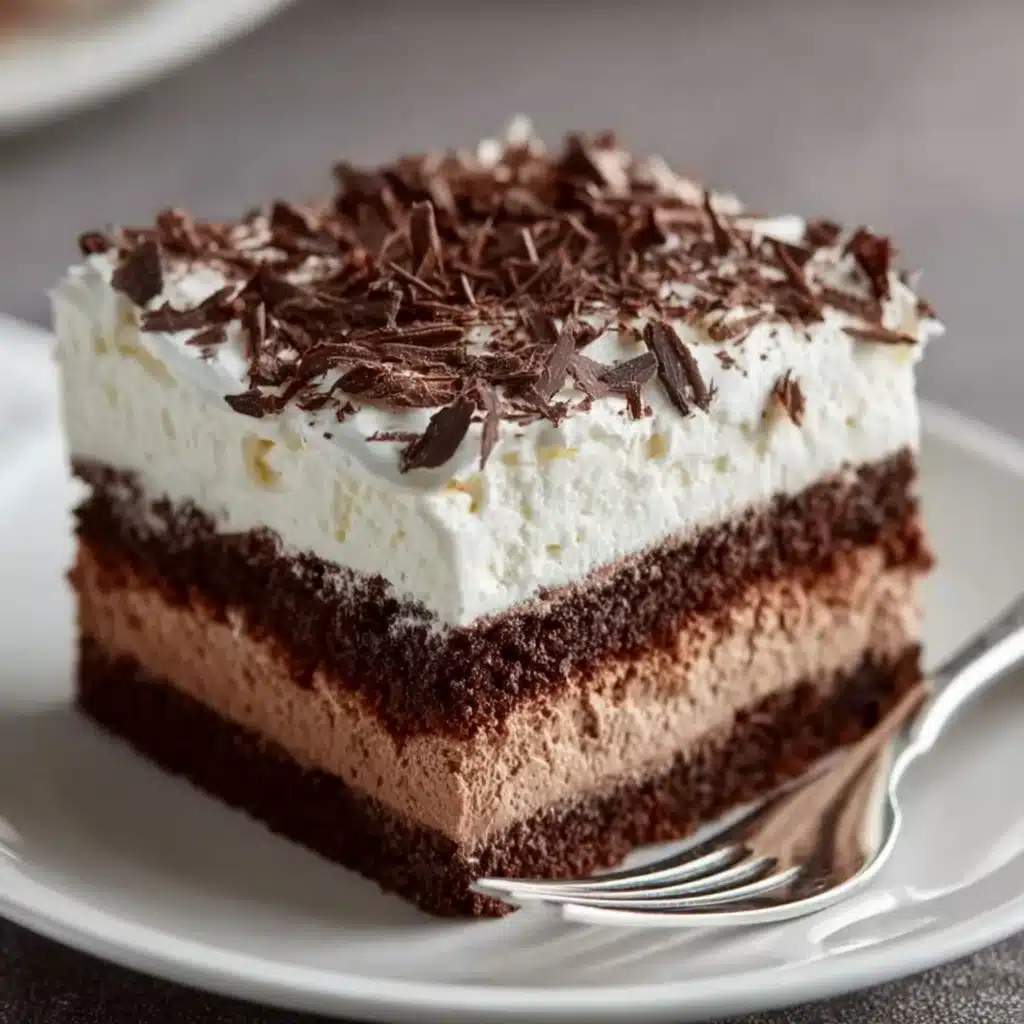 Brownie Refrigerator Cake Recipe - Recipe Image