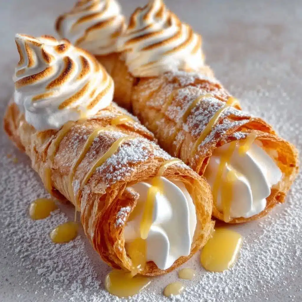 lemon meringue pie cannolis Recipe - Recipe Image