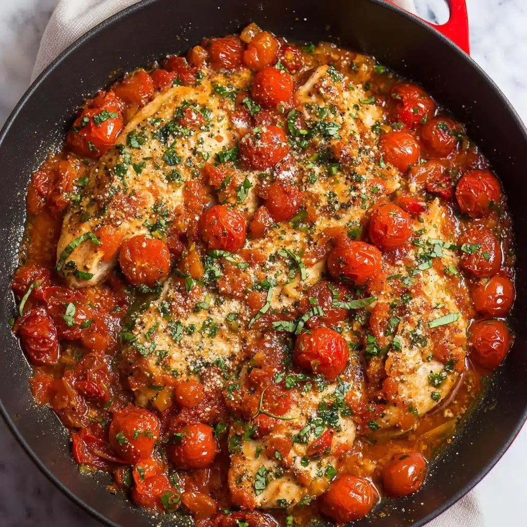 Healthy Chicken Pomodoro Skillet Recipe - Recipe Image