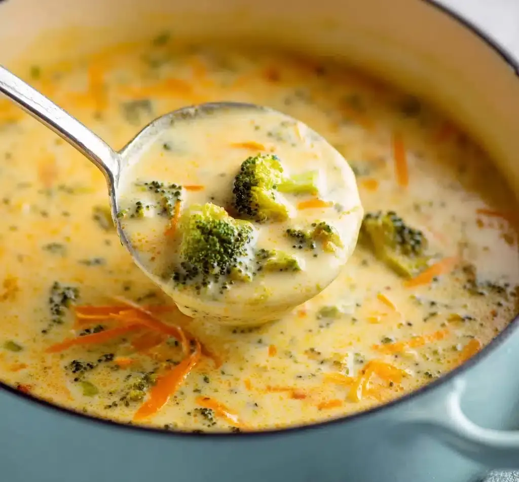Creamy Broccoli Cheddar Soup Recipe