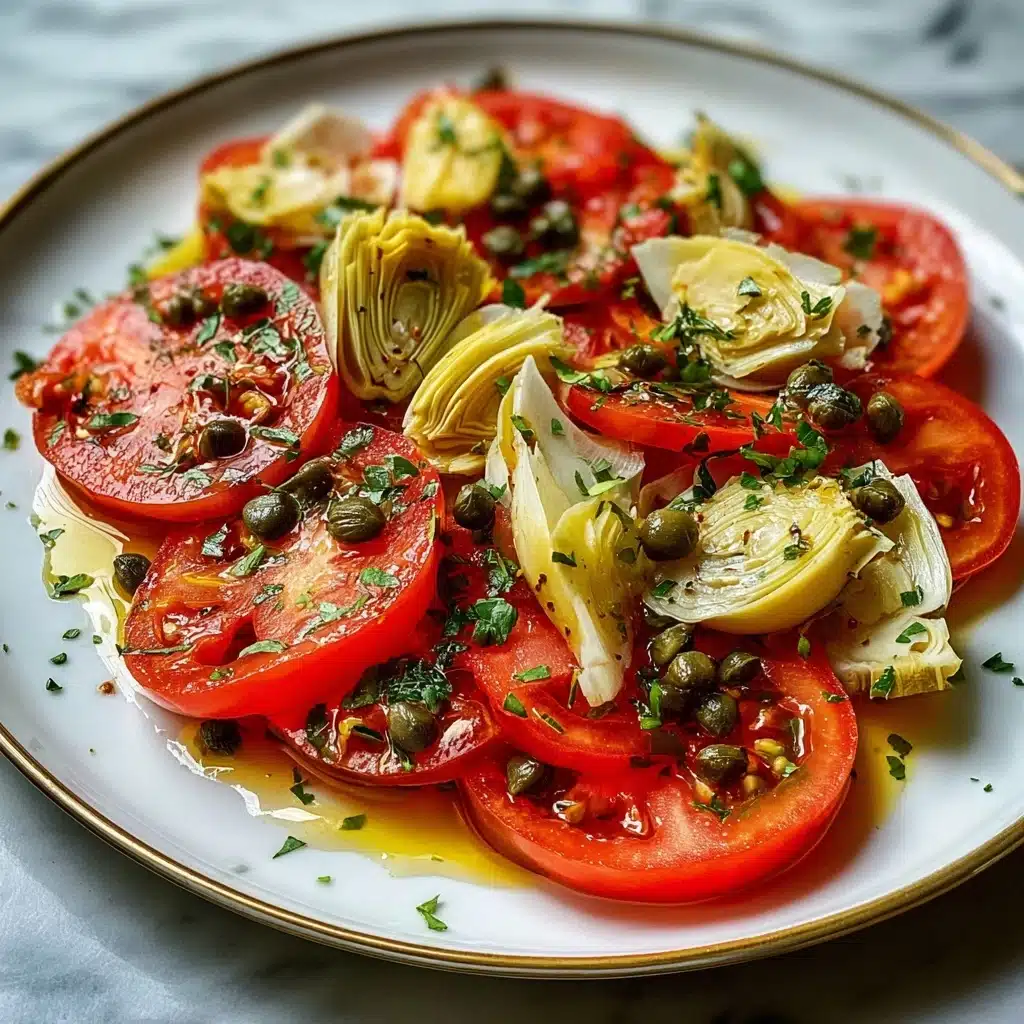 Tomato and Artichoke Salad with Capers – A Mediterranean Delight
 - Recipe Image