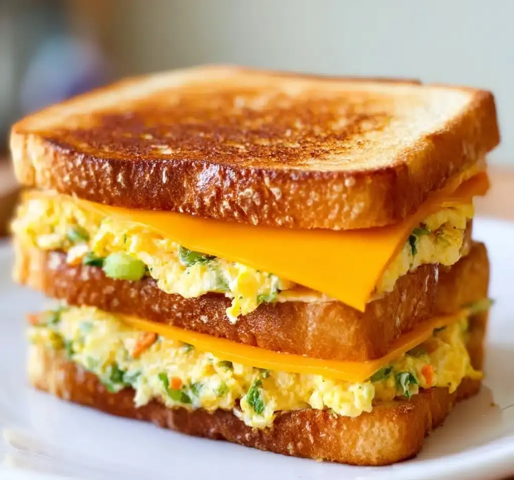 Korean Street Toast Sandwich with Egg Recipe