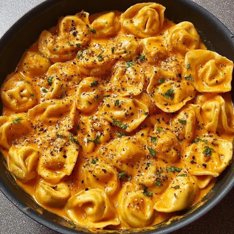 One-Pot Spicy Garlic Butter Chicken Tortellini Recipe