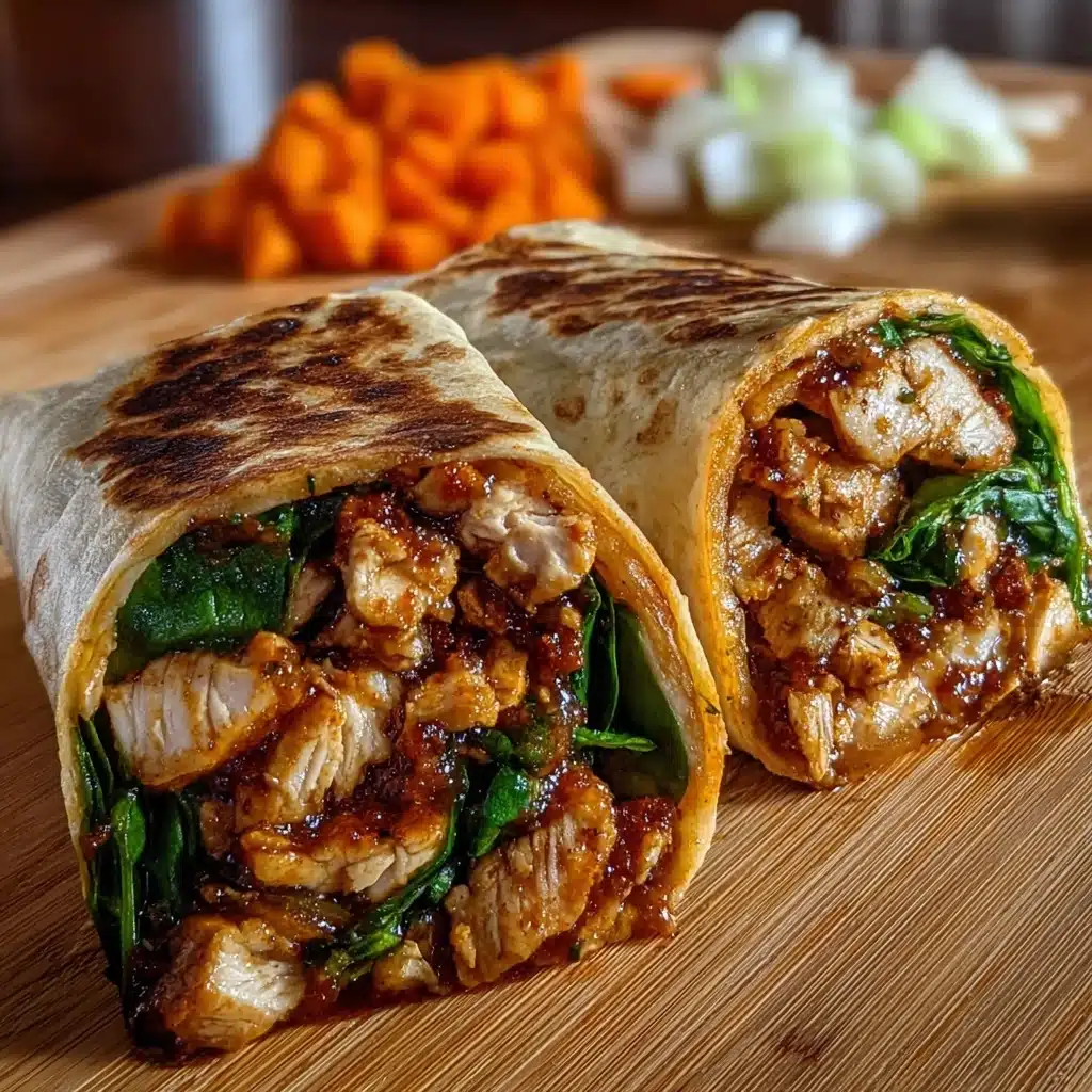 Sweet Chili Chicken Wraps Recipe - Recipe Image