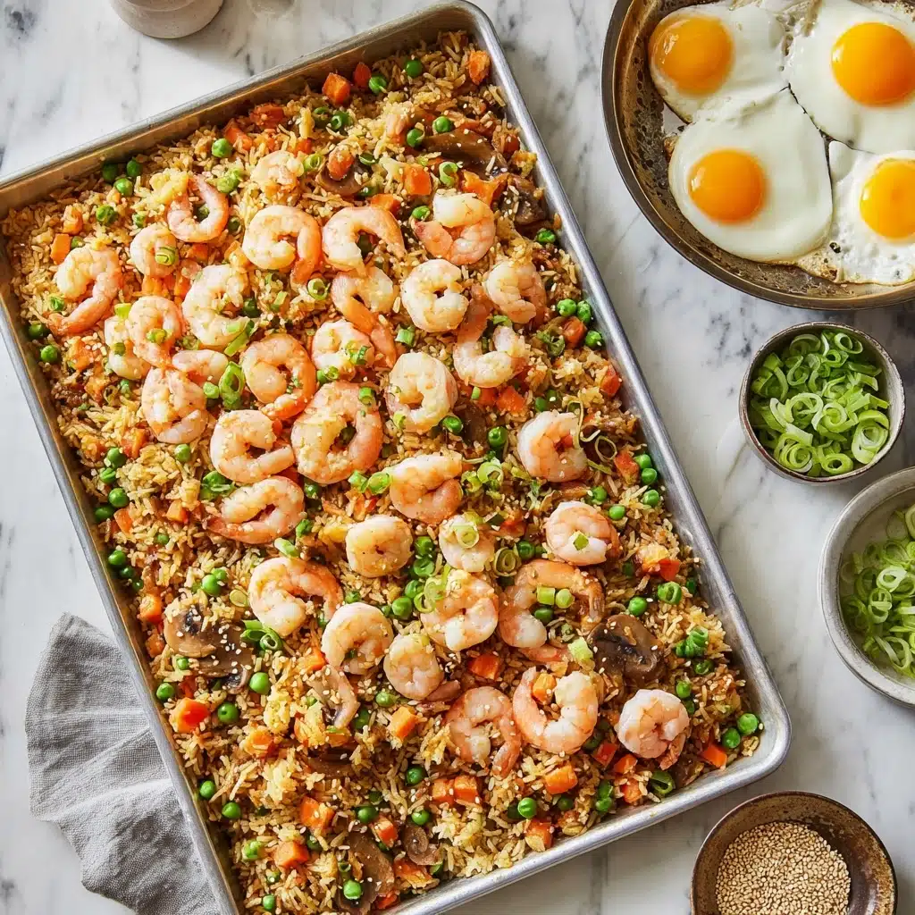 Sheet Pan Fried Rice Recipe - Recipe Image