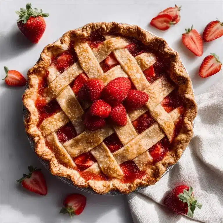 Strawberry Rhubarb Pie Recipe