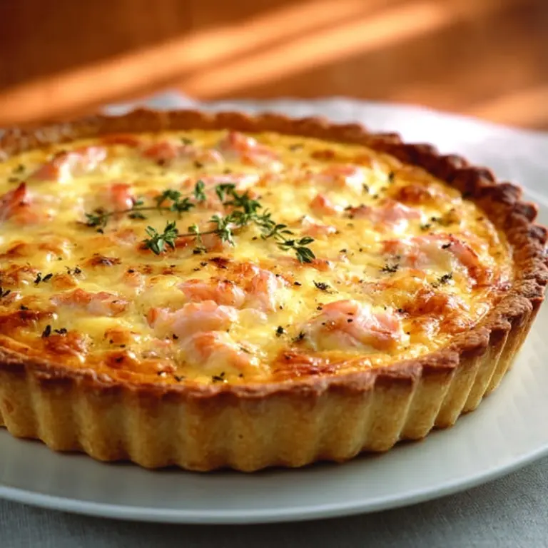 Florida Shrimp Cheddar Pie Recipe