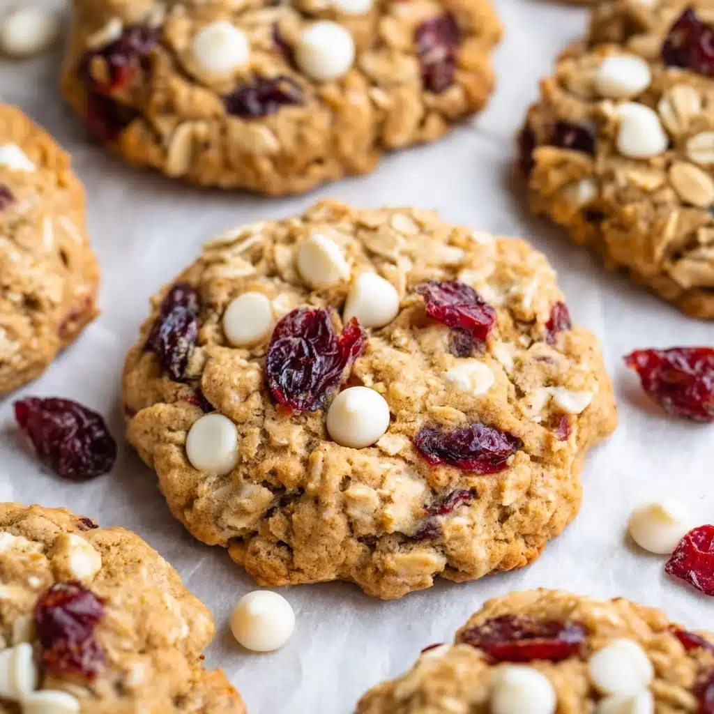 No-Bake Cranberry Pecan Praline Cookies Recipe - Recipe Image