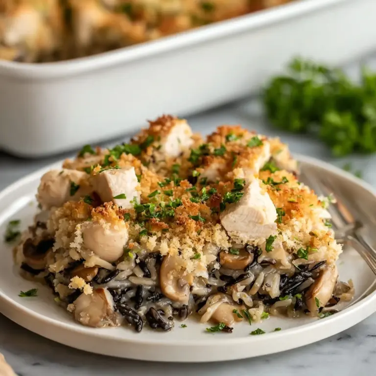 Chicken Wild Rice Casserole Recipe