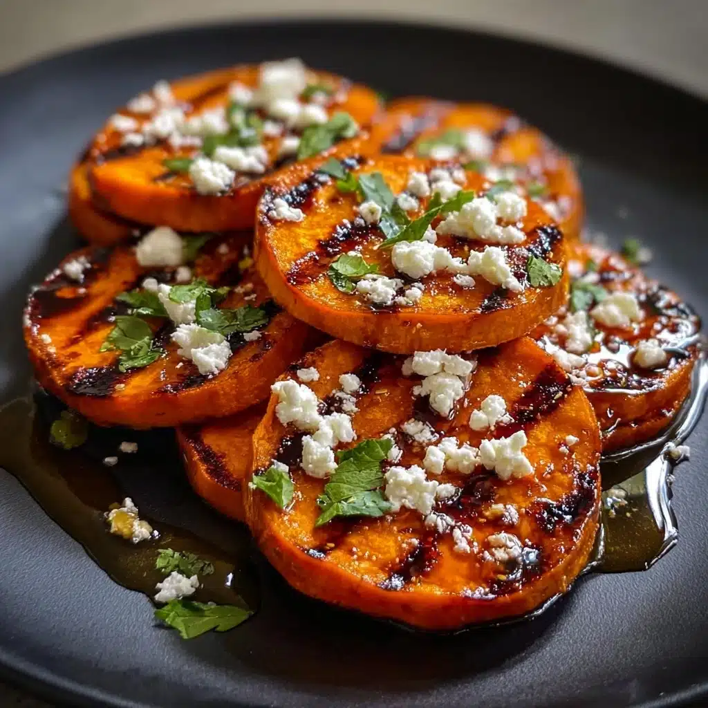 Delicious Honey Feta Sweet Potato Rounds Recipe - Recipe Image