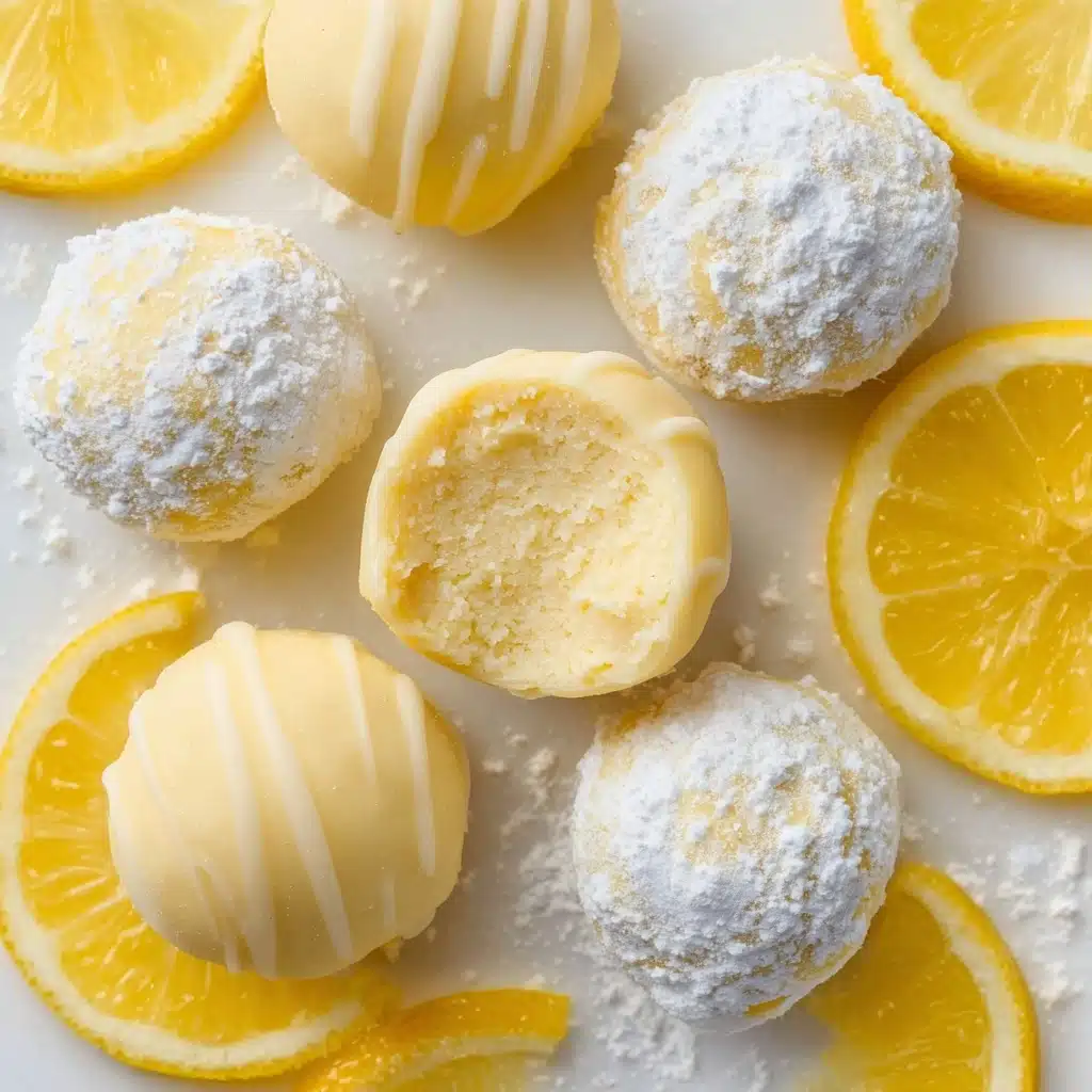 Creamy Lemon Truffles Recipe - Recipe Image