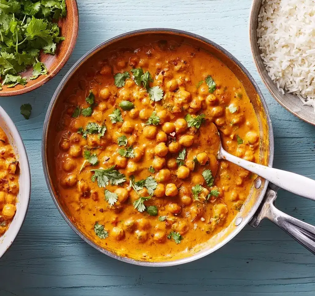 Indian Butter Chickpeas Recipe