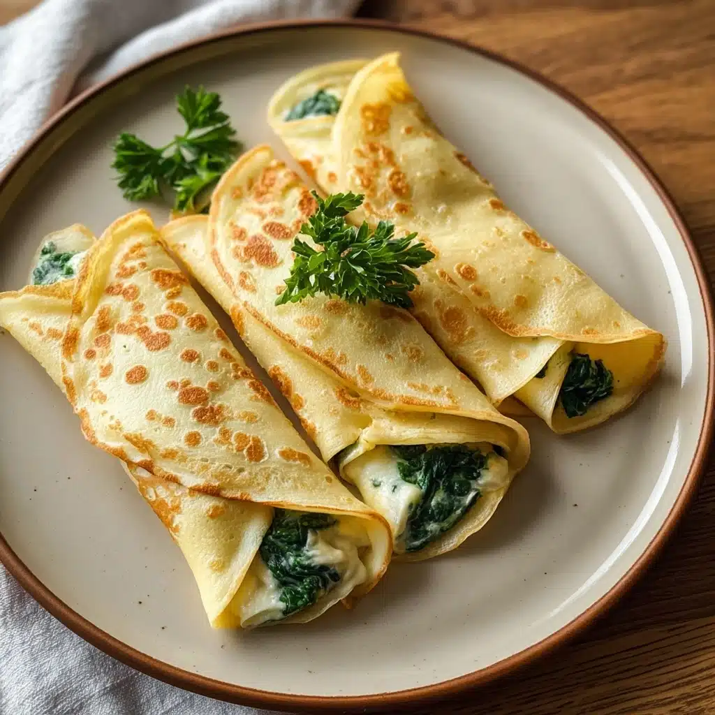 Spinach Ricotta Crepes Recipe - Recipe Image