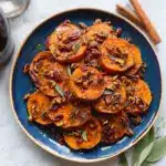Maple Garlic Butter Sweet Potatoes Recipe