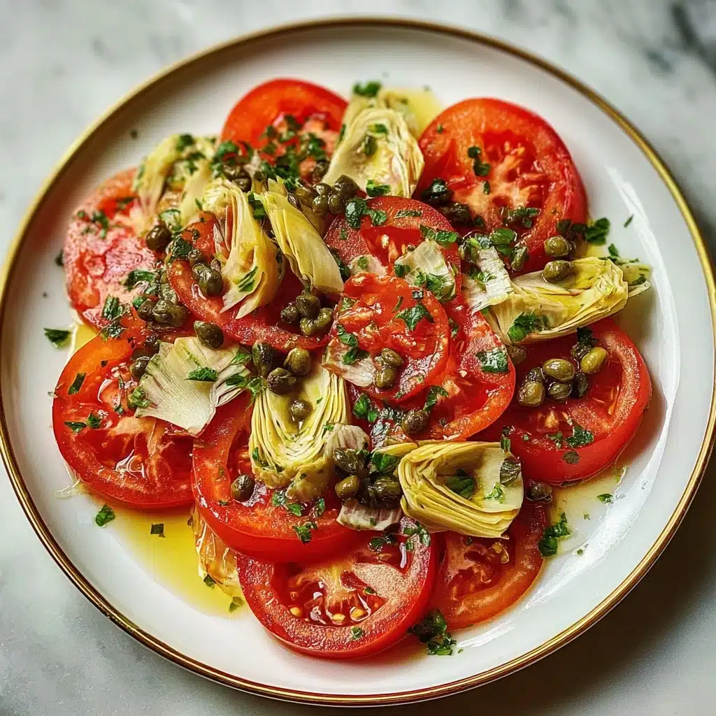 Tomato and Artichoke Salad with Capers – A Mediterranean Delight
 - Recipe Image