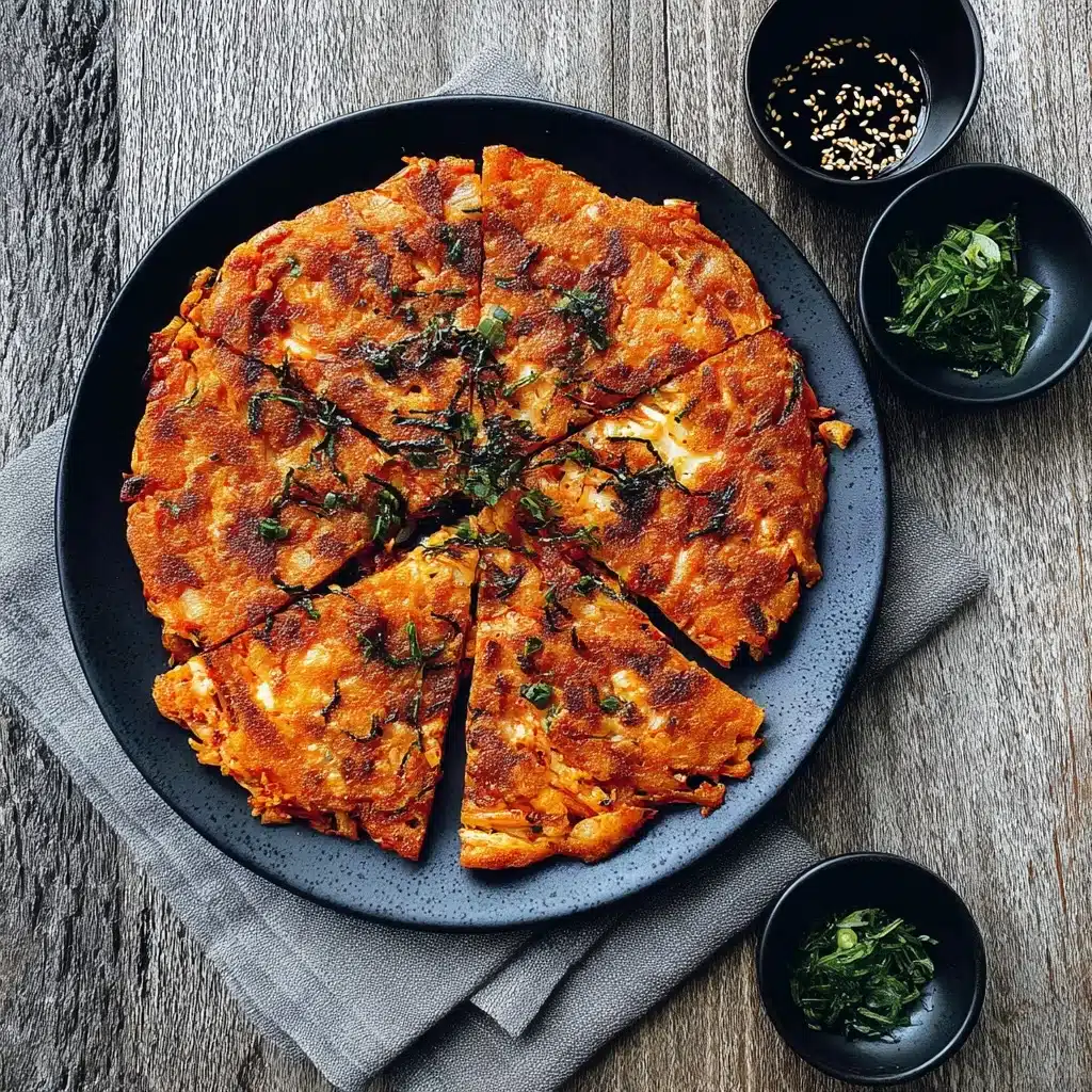 Crispy Kimchi Pancake (Kimchijeon) Recipe - Recipe Image