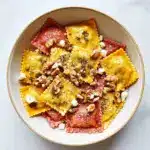 Pumpkin Ravioli with Sage, Brown Butter, and Toasted Walnuts