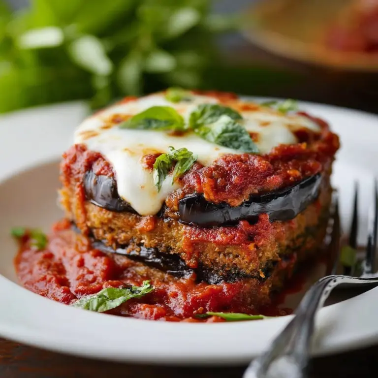 Classic Eggplant Parmesan Recipe