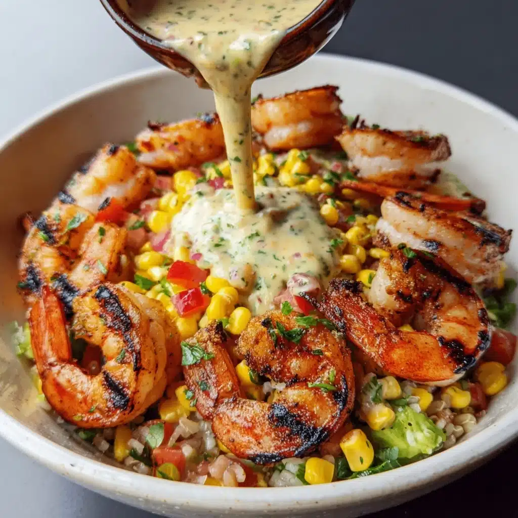 Corn Salsa & Creamy Garlic Sauce Recipe - Recipe Image