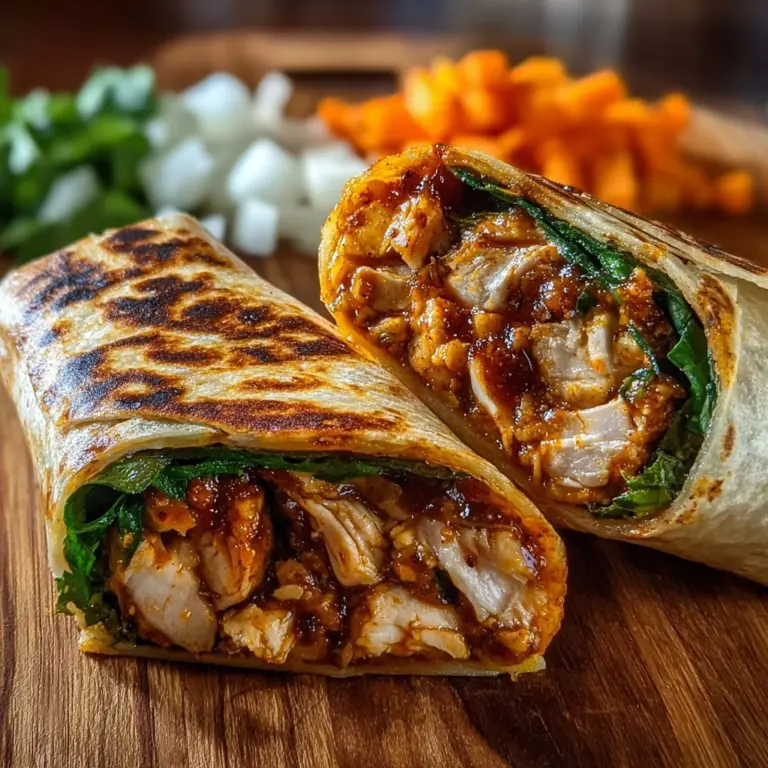 Sweet Chili Chicken Wraps Recipe