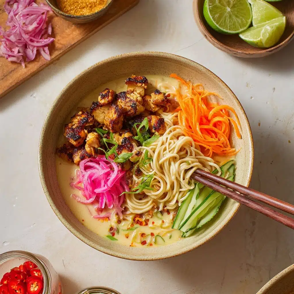 Mango Noodle Bowl with Crispy Tofu Recipe - Recipe Image