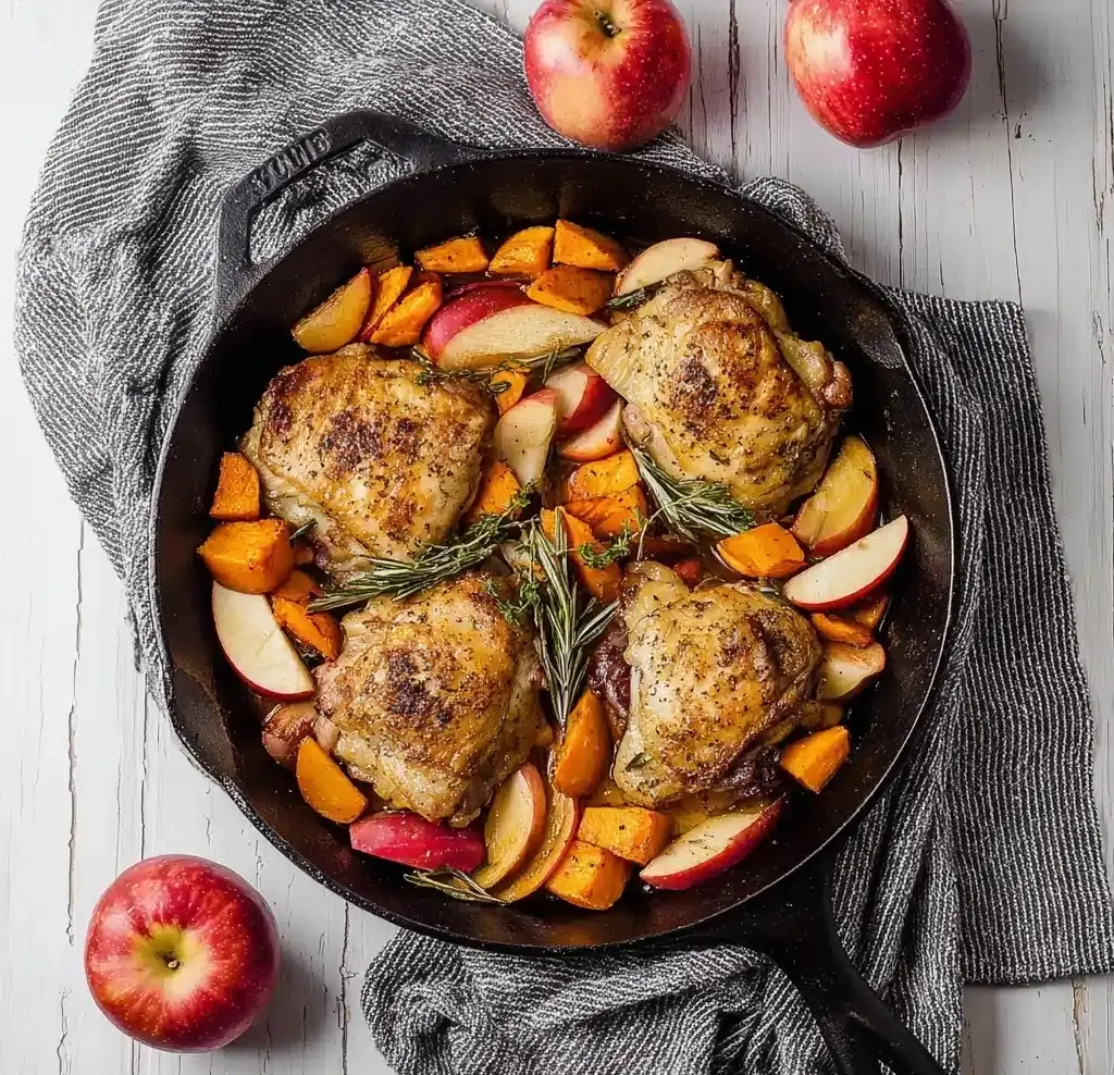 Skillet Apple Cider Chicken Recipe