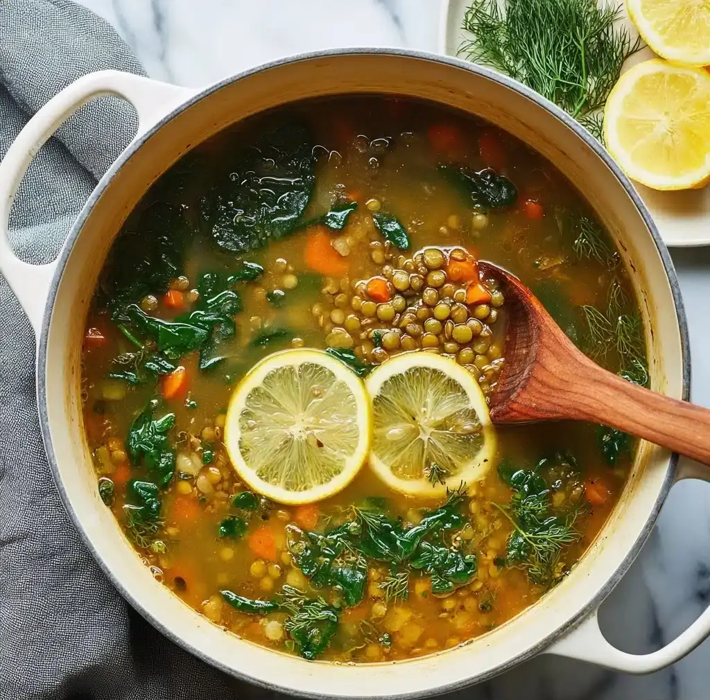 Lemon Lentil Soup Recipe