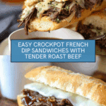 Crockpot French Dip Sandwiches Recipe