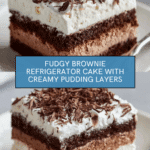 Brownie Refrigerator Cake Recipe