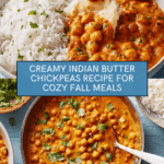 Indian Butter Chickpeas Recipe