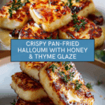 Golden Halloumi with Honey & Thyme Recipe