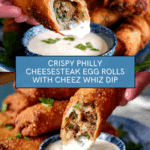 Philly Cheesesteak Egg Rolls Recipe