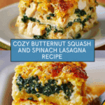 Butternut Squash and Spinach Lasagna Recipe