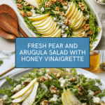 Pear and Arugula Salad with Honey Vinaigrette Recipe