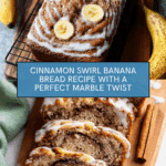 Cinnamon Swirl Banana Bread Recipe