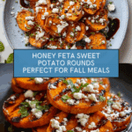 Delicious Honey Feta Sweet Potato Rounds Recipe