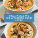 Crab and Shrimp Seafood Bisque Recipe