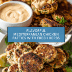 Mediterranean Chicken Patties Recipe