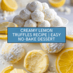 Creamy Lemon Truffles Recipe