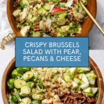 Brussels Salad with Pear and Pecans Recipe