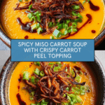 Spicy Miso Carrot Soup Recipe